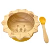 Set de repas bébé lion Cap bamboo - boîte de 2 produits