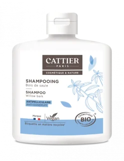 Shampoing Bois de Saule Bio Antipelliculaire Cattier - flacon 250 ml