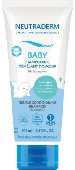 Shampoing démêlant douceur Baby Neutraderm - tube de 200 ml