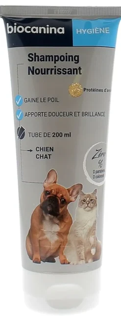 Shampoing nourrissant chien et chat Biocanina - tube de 200 ml