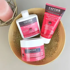 Shampoing sans sulfate cheveux colorés bio Cattier - flacon 250 ml