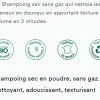 Shampoing sec en poudre extra-doux au lait d’Avoine sans gaz Klorane - flacon de 50 g
