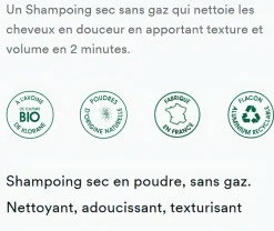 Shampoing sec en poudre extra-doux au lait d’Avoine sans gaz Klorane - flacon de 50 g