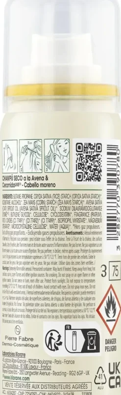 Shampoing sec extra-doux Klorane - spray de 50ml
