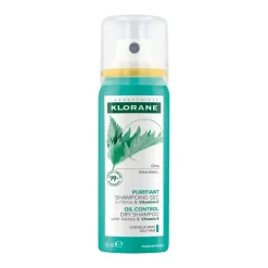 Shampoing sec purifiant à l'ortie & vitamine Klorane - spray de 50ml