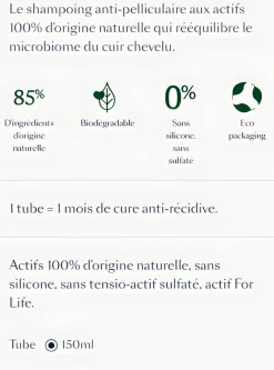 Shampooing antipelliculaire Néopur équilibrant pellicules grasses René Furterer - tube de 150ml