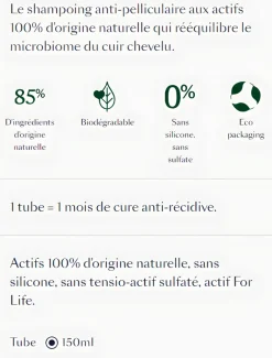 Shampooing antipelliculaire Néopur équilibrant pellicules sèches René Furterer - tube de 150ml