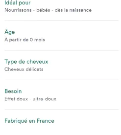 Shampooing démélant Klorane Bébé - tube de 200 ml