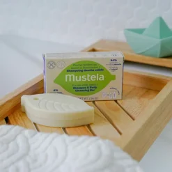 Shampooing douche solide dès 3 ans Mustela - pain de 75g