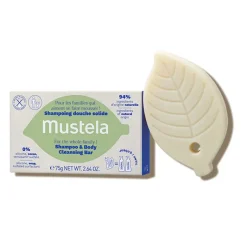 Shampooing douche solide dès 3 ans Mustela - pain de 75g