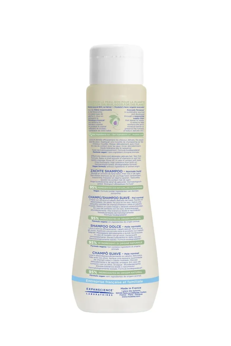 Shampooing doux cheveux délicats Mustela