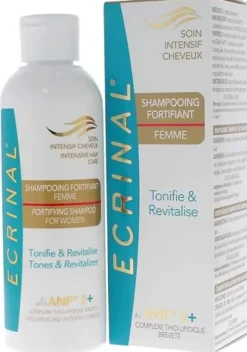 Shampooing fortifiant femme ANP 2+ Ecrinal - flacon de 200ml