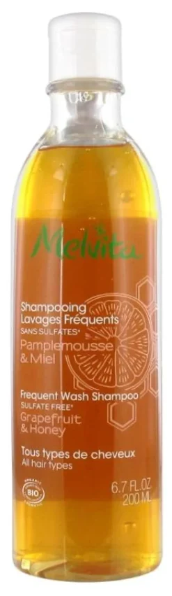 Shampooing lavages fréquents bio Melvita - flacon de 200 ml