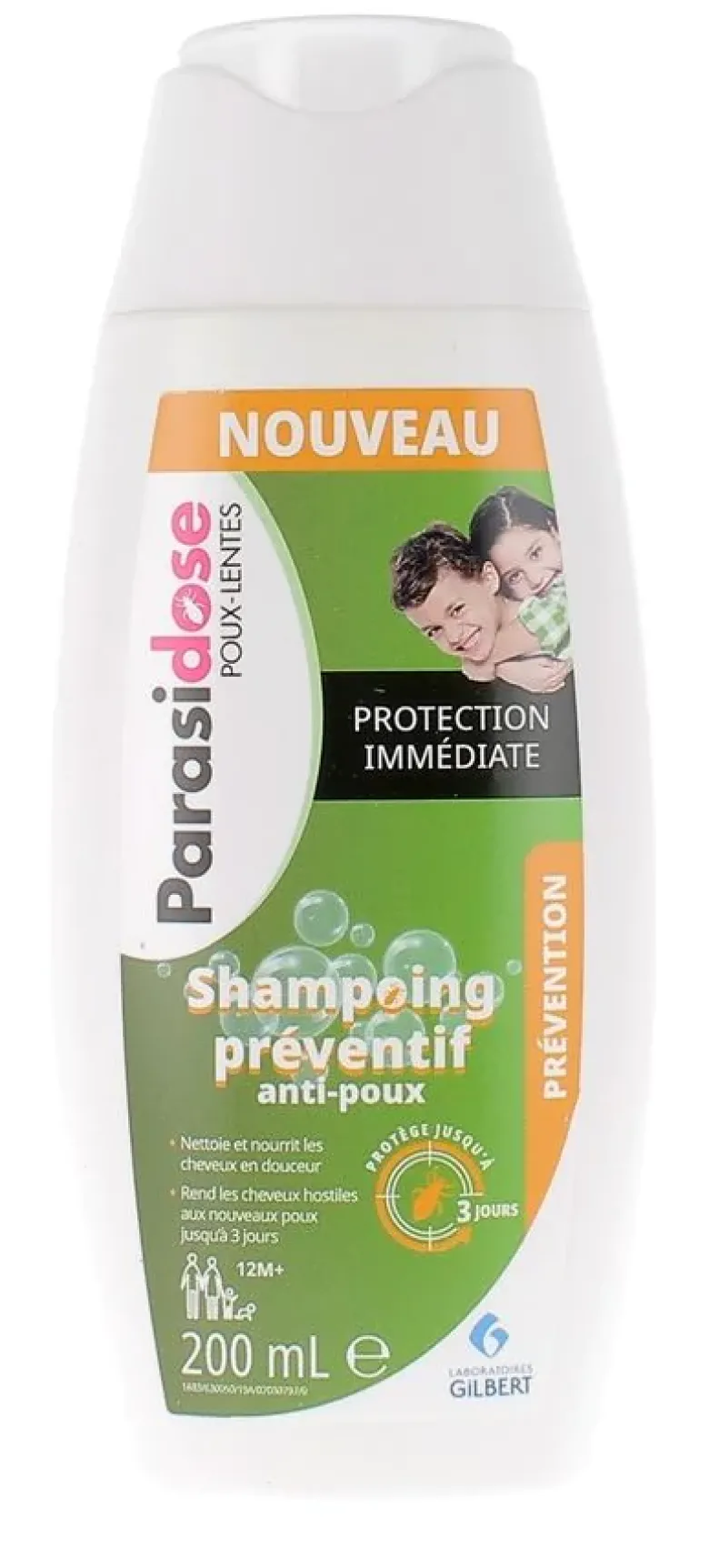 Shampooing préventif anti-poux Parasidose - flacon de 200ml