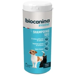 Shampooing sec Biocanina - boîte poudreuse de 75g