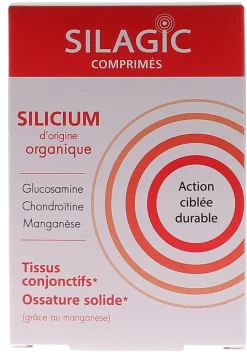 Silicium d'origine organique Silagic - boite de 30 comprimés