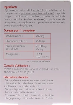 Silicium d'origine organique Silagic - boite de 30 comprimés