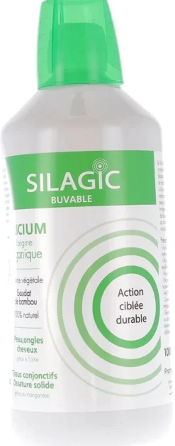 Silicium Organique source végétale Silagic - bouteille de 1 L