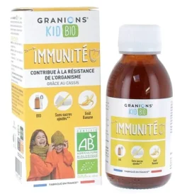 Sirop Immunité Kid bio goût banane Granions – 125 ml
