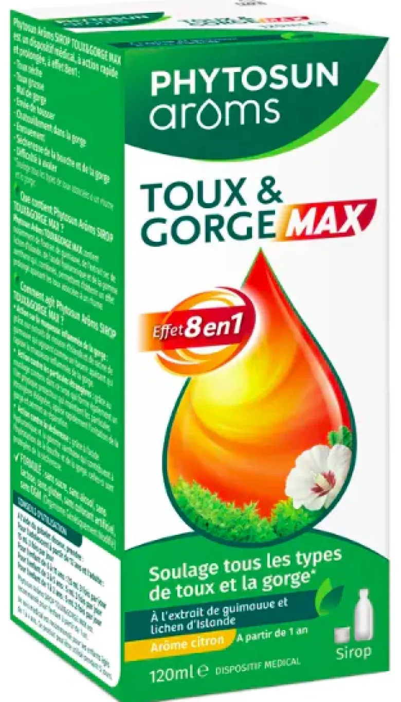 Sirop toux & gorge max Phytosun Aroms