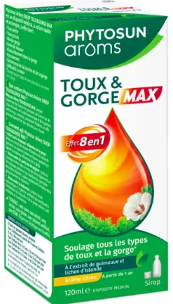 Sirop toux & gorge max Phytosun Aroms