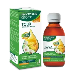Sirop toux sèche et grasse Phytosun Aroms - flacon de 200ml