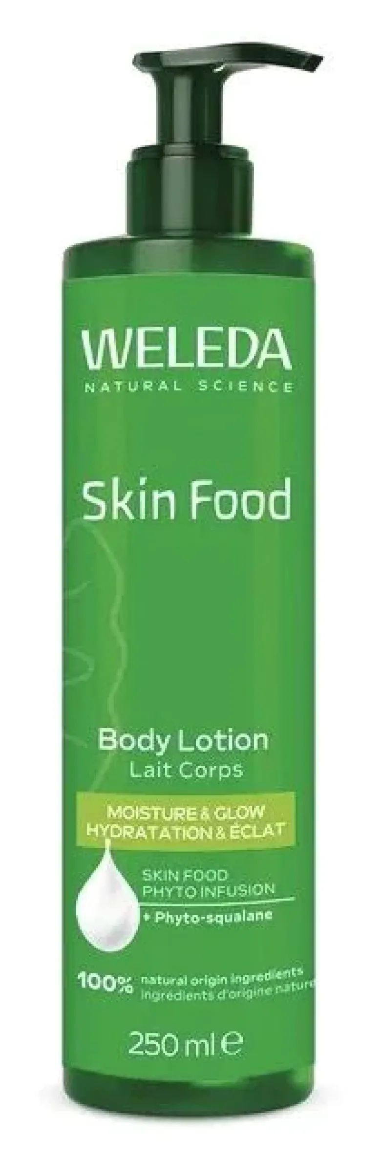Skin Food lait corps Weleda - flacon-pompe de 250ml
