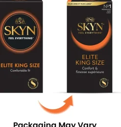 Skyn Préservatifs Elite King Size Manix - boîte de 20 préservatifs