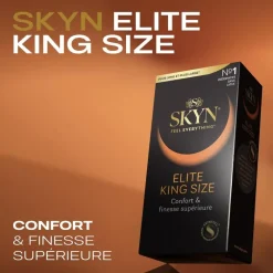 Skyn Préservatifs Elite King Size Manix - boîte de 20 préservatifs