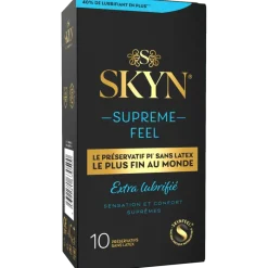 Skyn suprême feel extra lubrifié préservatifs Manix
