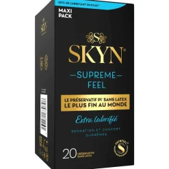 Skyn suprême feel extra lubrifié préservatifs Manix