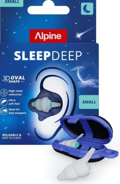 Sleep Deep bouchons d'oreille Alpine - une paire + une boite de transport