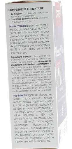 Sleep & Go Sommeil action rapide Ortis - boîte de 30 comprimés