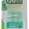 Soft-Picks Comfort flex Cool mint medium GUM - blister de 40 bâtonnets interdentaires