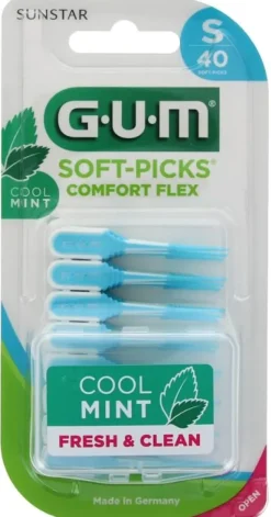 Soft-Picks Comfort flex Cool mint small GUM - 40 unités