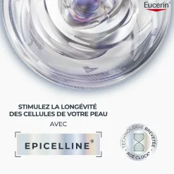 Soin de jour épigénétique SPF30 Hyaluron-Filler + Longevity Eucerin - flacon-pompe de 50ml