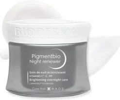 Soin de nuit éclaircissant pigmentbio Bioderma - pot de 50 ml