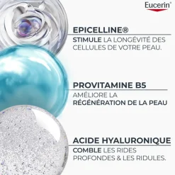 Soin de nuit épigénétique Hyaluron-Filler + Longevity Eucerin - flacon-pompe de 50ml