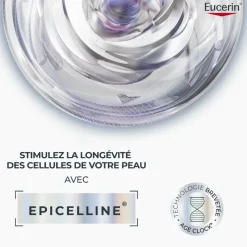Soin de nuit épigénétique Hyaluron-Filler + Longevity Eucerin - flacon-pompe de 50ml