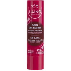 Soin des lèvres parfum cerise Laino - stick de 4g