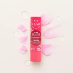 Soin des lèvres parfum framboise Laino - stick de 4g
