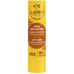 Soin des lèvres parfum vanille Laino - 1 stick de 4 g