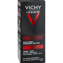 Soin global hydratant anti-âge Structure Force Vichy Homme - tube de 50 ml
