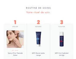 Soin hydratant anti-âge Avène men - flacon de 50 ml