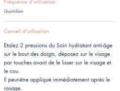 Soin hydratant anti-âge Avène men - flacon de 50 ml