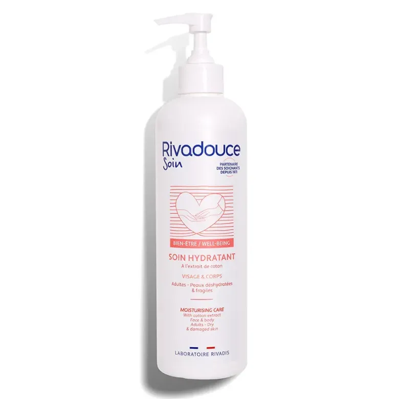 Soin hydratant corps et visage Rivadouce - flacon-pompe de 500ml
