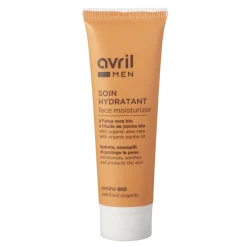 Soin hydratant homme bio Avril - tube de 50 ml