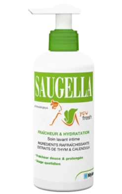Soin lavant hygiène intime you fresh Saugella - flacon pompe de 200ml