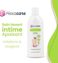 Soin lavant intime apaisant Hexacare - flacon de 200ml
