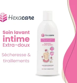 Soin lavant intime extra-doux Hexacare - flacon de 200ml